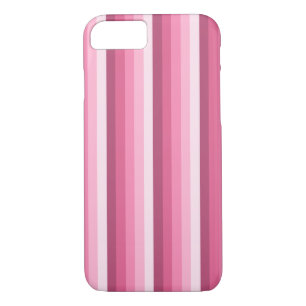 Pink shadow stripes iPhone 8/7 case