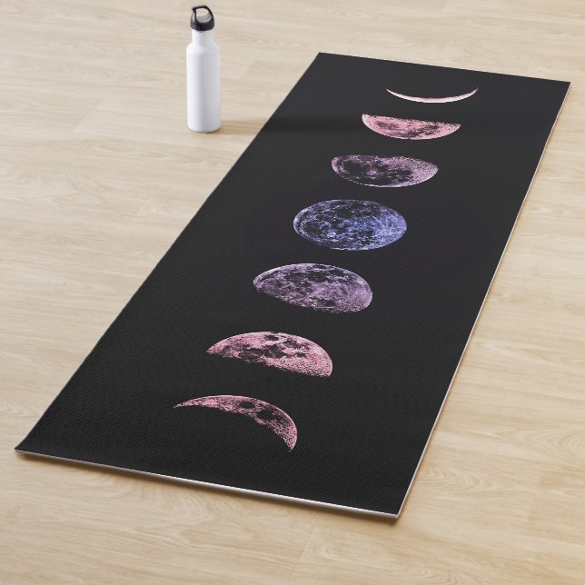 Pink Shadows Moontime Yoga Mat (In Situ)