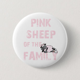Pink Sheep Button