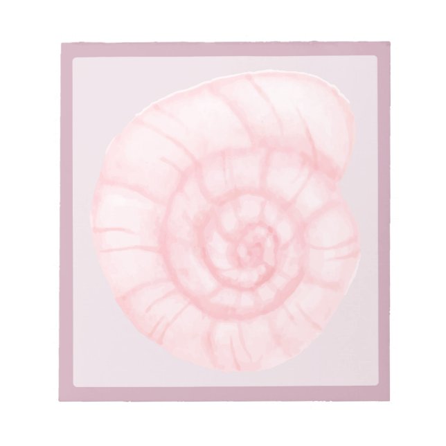 Pink Shell 2 Notepad (Front)