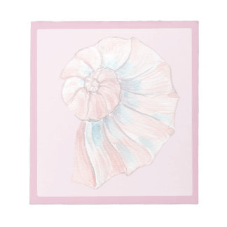 Pink Shell 5 Notepad