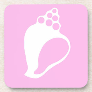 Pink Shell Coaster