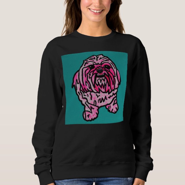 Pink Shih Tzu      Sweatshirt (Front)