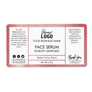 Pink Shimmer Effect Serum