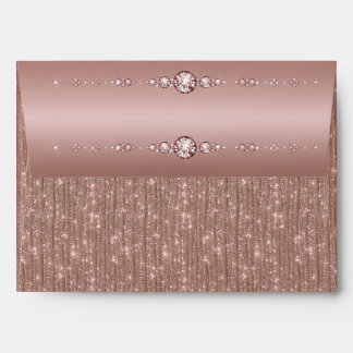 Pink Showgirl Glam Romance Envelope