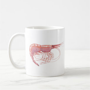 Pink Shrimp Coffee Mug