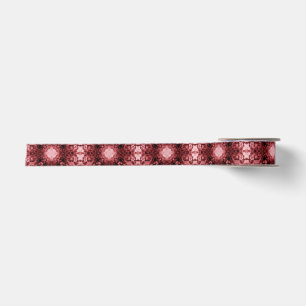 Pink Signature Goth Patterned Ribbon Satin Ribbon