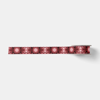 Pink Signature Goth Patterned Ribbon Satin Ribbon