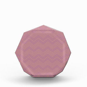 Pink, simple, modern, cool, trendy zigzag pattern photo block