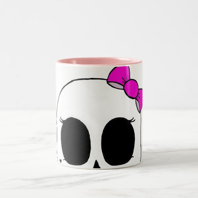 Pink Skellie Mug (Center)