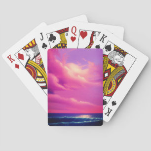 Pink Skies Playing Cards