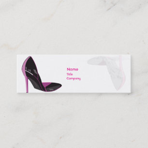 Pink - Skinny Mini Business Card