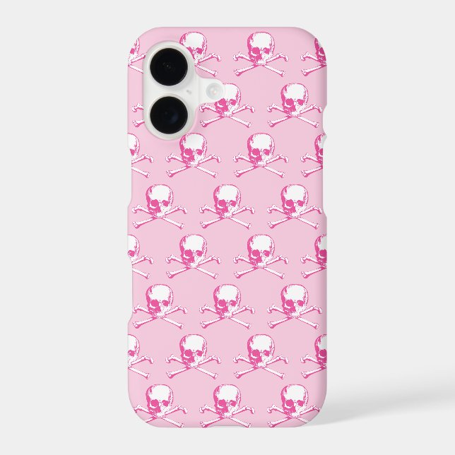 Pink Skull And Crossbones Pattern (Back)