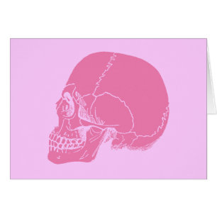 Pink Skull in Profile