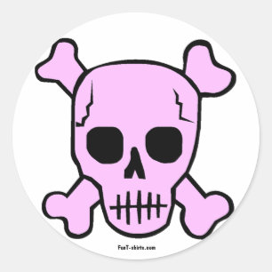 Pink Skull stickers