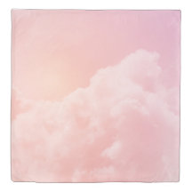 Pink Sky and Fluffy Clouds - Dreamy Home