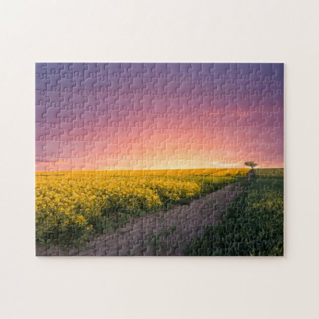 Pink Sky At Night Jigsaw Puzzle (Horizontal)
