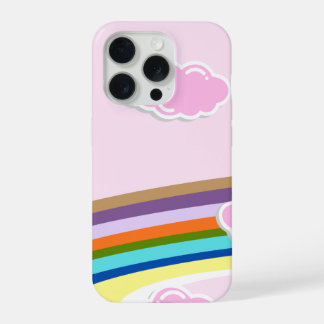 pink sky rainbow  iPhone 15 pro case