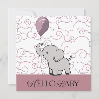 Pink Skys and Baby's First Surprise Card