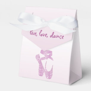 pink slippers favour box