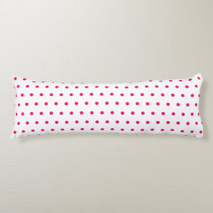 Pink Small Polka Dot White Custom Colour Cute Girl Body Cushion
