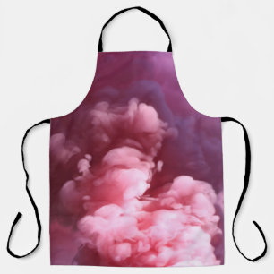 Pink smoke apron