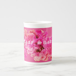 Pink Smoke Vape Shop Business Bone China Mug
