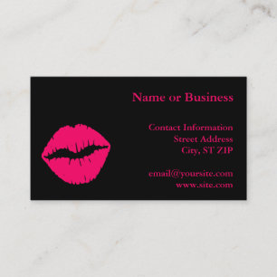 Pink Smooch Business Card