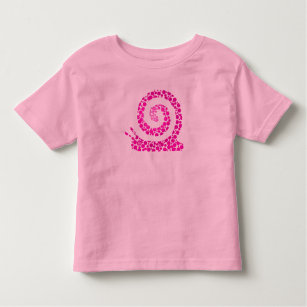 Pink Snail Toddler T-Shirt