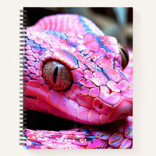 Pink Snake Notebook