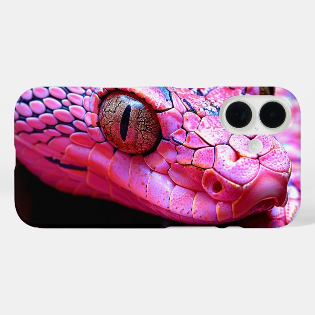 Pink Snake Phone Case (Back (Horizontal))