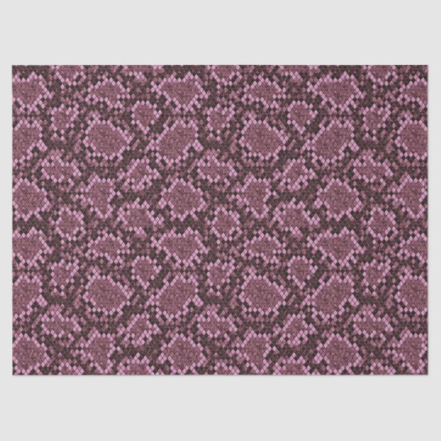 Pink Snake Print Tissue Paper (Front)