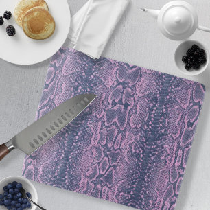 Pink Snake Skin Animal Print Cutting Board
