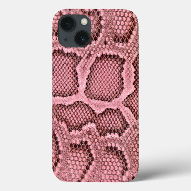 Pink Snake Skin Case-Mate iPhone Case (Back)