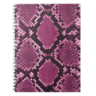 Pink Snakeskin Pattern Notebook