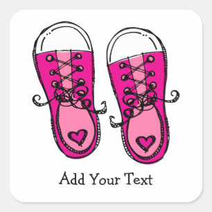 Pink Sneakers Sticker