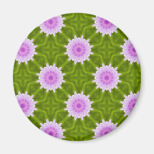 Pink Snowflakes Magnet