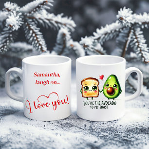 Pink Snowman Kids Mug Sweet Winter Forest Gift