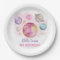Pink Space Galaxy Planets Moon Baby Girl Birthday