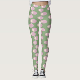 Pink Spaceships  Leggings