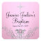 Pink Sparkle Jewel Baptism Sticker