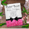 Pink Sparkle-look Bow Bridal Shower Invitation
