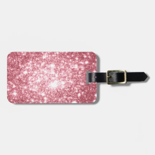 Pink Sparkle Luggage Tag