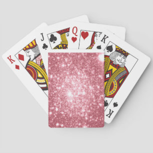 Pink Sparkle Playing Cards