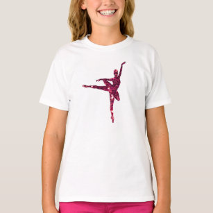 Pink Sparkly Ballerina T-Shirt