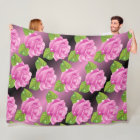 Pink Sparkly Roses Pattern