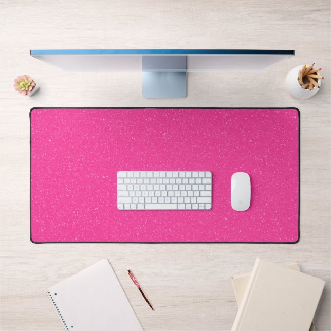 Pink Speckled Desk Mat - Gaming & Office (Office 1)