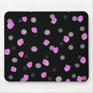 Pink Speckles Mouse Pad