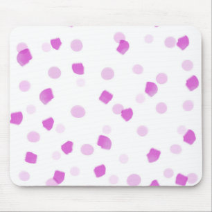 Pink Speckles Mouse Pad