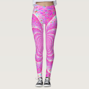Pink Spiral Leggings